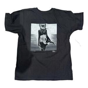 NEW CPRESS STUDIO women's im with the band tee top in black
